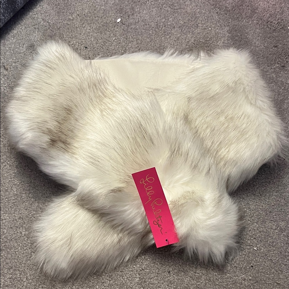 Lilly Pulitzer Ava Fur Scarf
